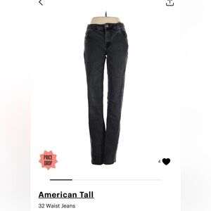 American Tall grey jeans 32-38 skinny